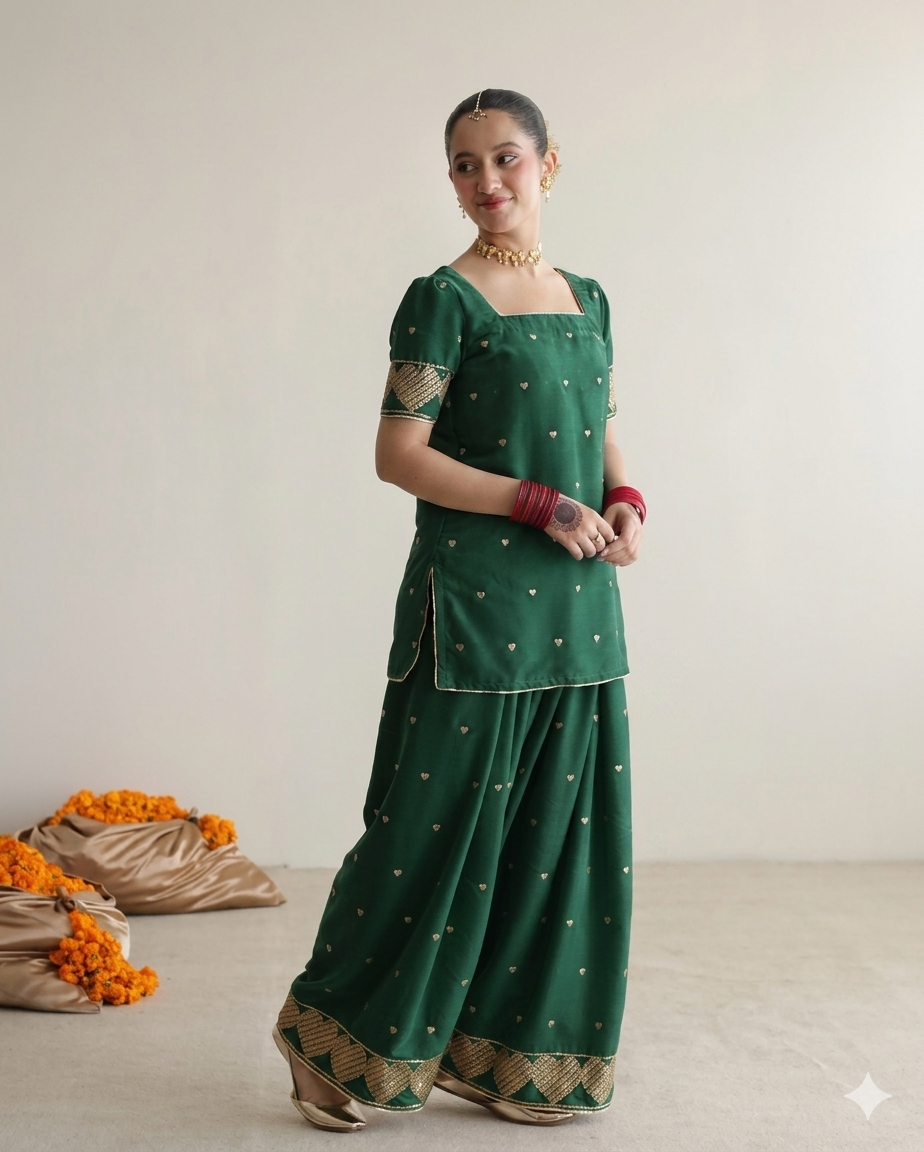 Zahra bottel green