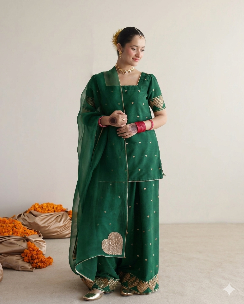 Zahra bottel green