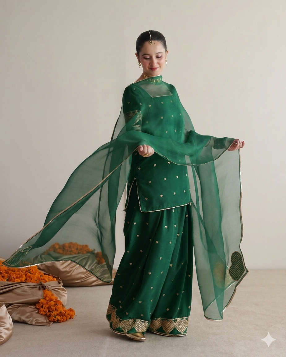 Zahra bottel green
